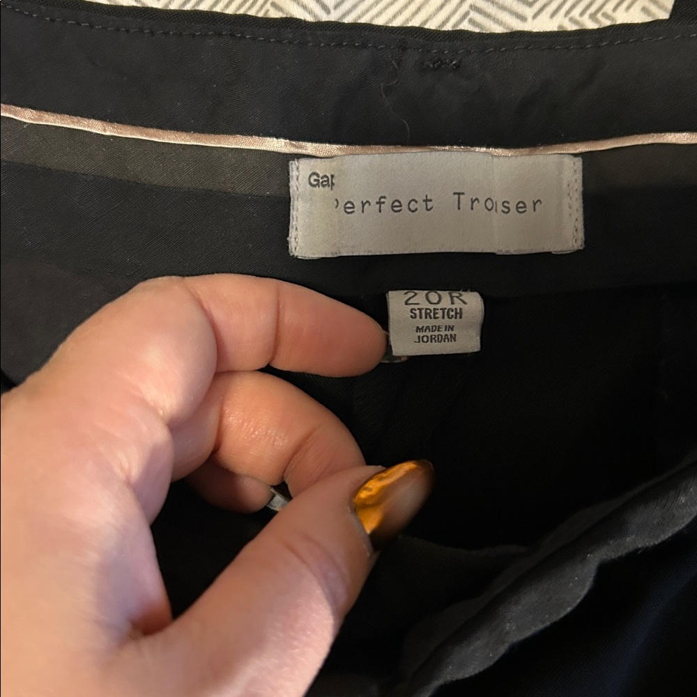 GAP Black Perfect Trousers - 20R - Picture 3 of 4